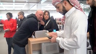 ARAB GUY BUYS EVERYONE AN iPHONE 6S!!!