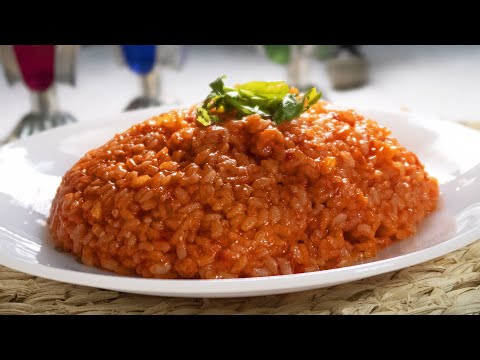 ( الرز الاحمر ) طريقة عمل ارز السمك الاحمر 😋😊 لذيذ جدا و هيعجبك اوي ❤