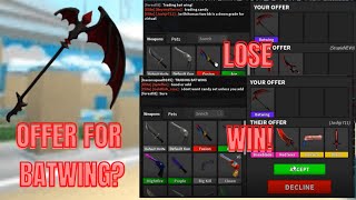 What do people offer for BATWING (MM2)