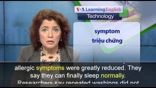 Phát âm chuẩn - Anh ngữ đặc biệt: Allergy Fighting Material (VOA)