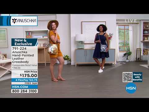 Anuschka HandPainted Leather Crossbody