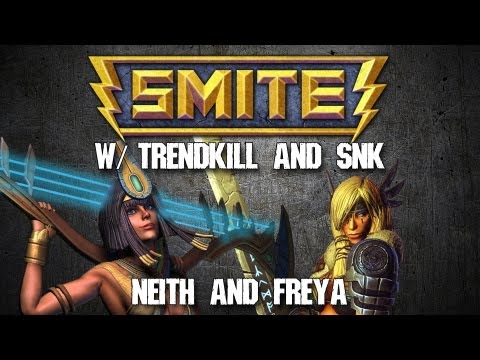 SMITE Gameplay - Conquest w/ SNK8Four! [Neith/Freya]