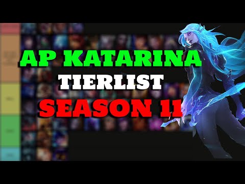 SEASON 11 AP KATARINA MATCHUP TIER LIST | TIPS AND CHAMPION COUNTERS VS KATARINA | LEAGUE OF LEGENDS