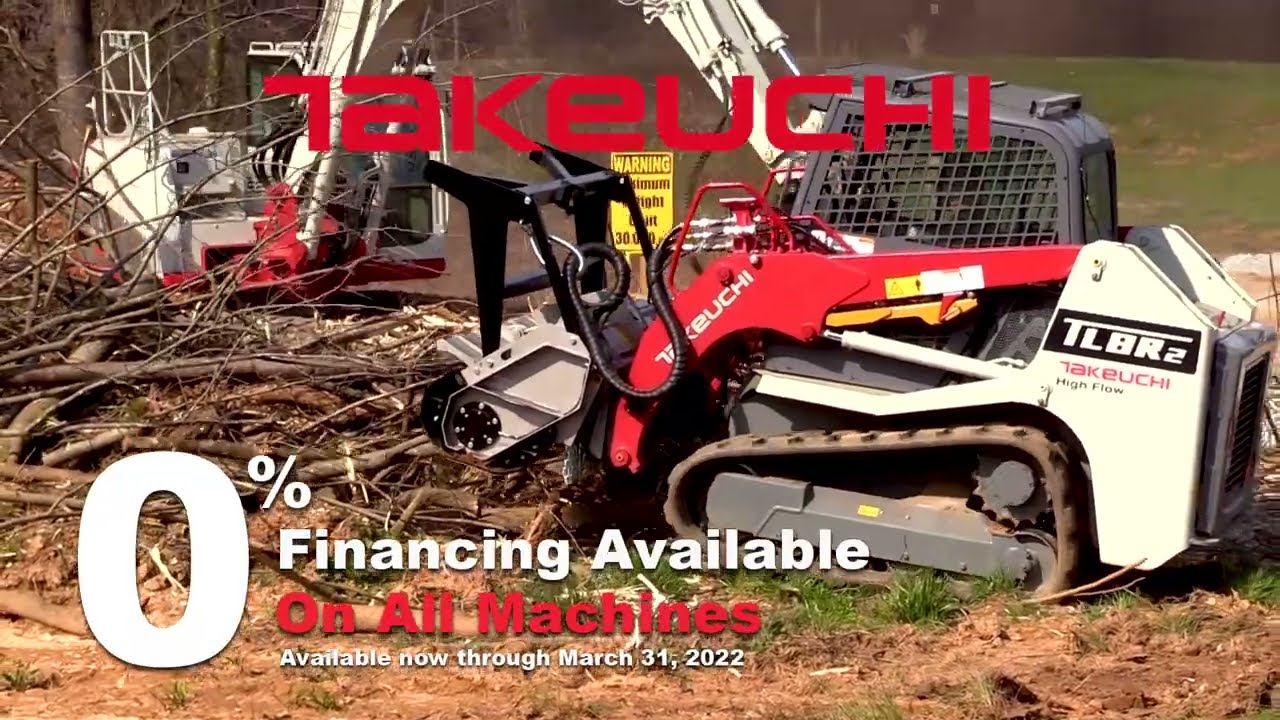 Takeuchi 0% Financing 2022