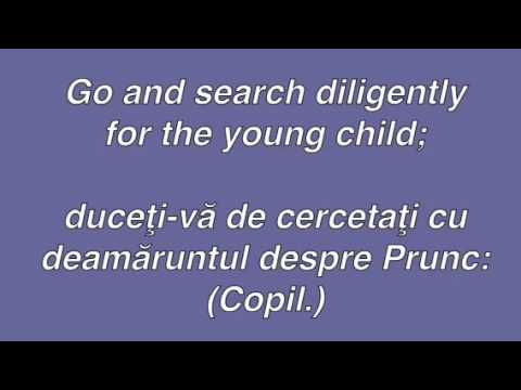 Învatā limba Englezā citind si ascultînd sfînta scripturā. Noul Testament. Matei cap 1 & 2