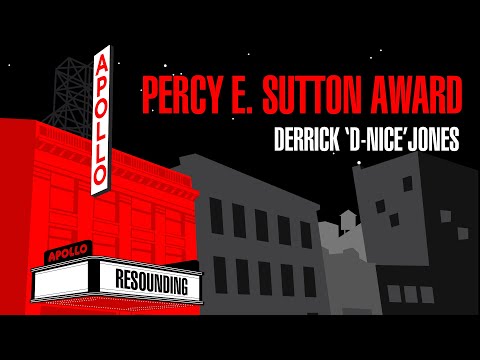 Apollo Theater - Derrick ‘D-Nice’ Jones Awarded Percy E. Sutton Award - 2021 Apollo Spring Benefit