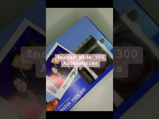 Vídeo relacionado con instax Wide 300 - Funda de Piel sintética con Correa