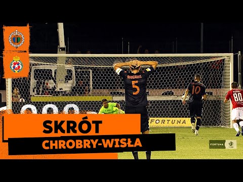 FORTUNA 1 LIGA: Chrobry Głogów - Wisła Kraków 2:1 (skrót)