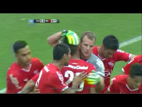 Gol de Rodríguez. San Lorenzo 0 - Independiente 2. Fecha 12. Primera División 2014. FPT