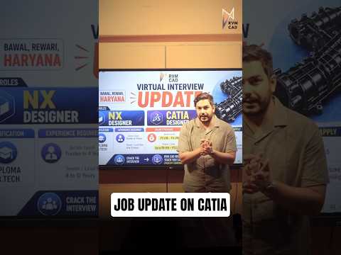 Catia Jobs are one of the Highest Level in Design | RVM CAD
