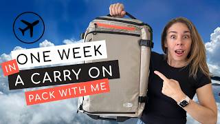How to Pack for 7 days in a Carry On Only | BAGSMART