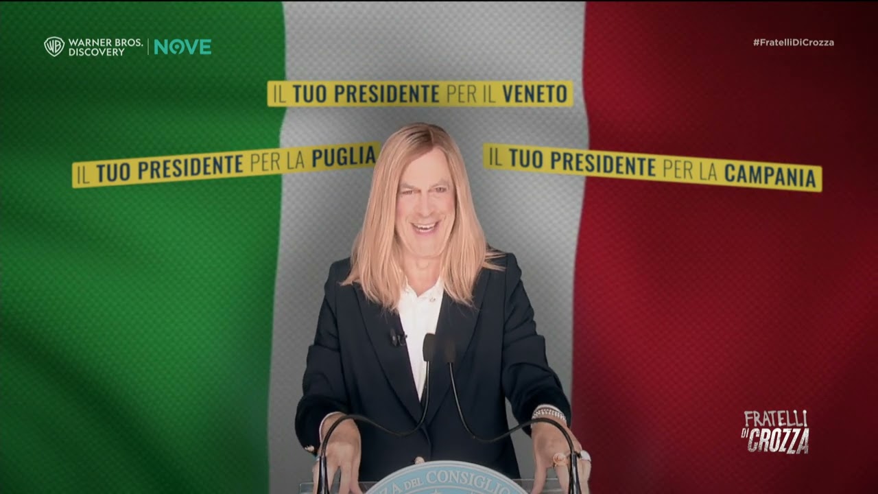 Crozza Meloni "Dove la trova la sinistra una showgirl come me?" | Fratelli di Crozza