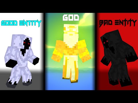 ENTITY BECAME NEW STUDENT (GOOD ENTITY VS BAD ENTITY) - MINECRAFT ANIMATION