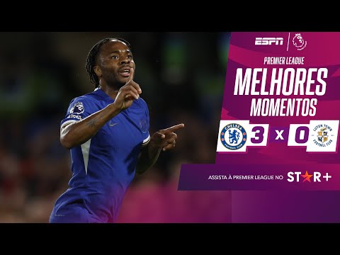 Gols e lances de Chelsea x Luton Town