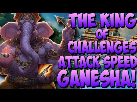 KING OF RANKED DUEL CHALLENGES! ATTACK SPEED GANESHA! - Masters Ranked Duel - SMITE