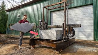 Building a Rock Saw from Scrap Metal