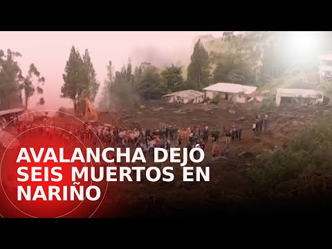 Avalancha en Mallama, Nariño, dejó seis muertos y un desaparecido tras creciente de arroyo
