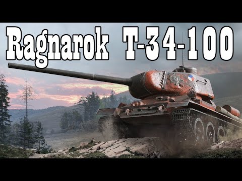 RAGNAROK T-34-100 - КОМАНДИР, ОБОРУДКА И ГЕЙМПЛЕЙ!!! // WOT Console PS-5