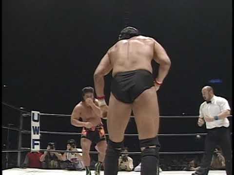 Yoshihiro Takayama vs Kensuke Sasaki (Union of Professional Wrestling Force International 10-28-95)