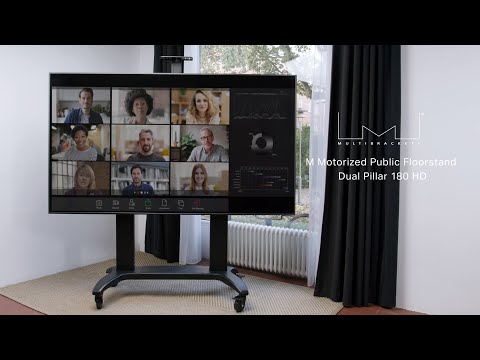 M Motorized Public Floorstand Dual Pillar 180 HD