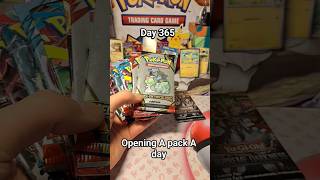 Day 365 opening A pack of pokemon cards A day  Sneek Peek
