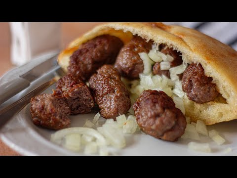 Traditional Balkan Ćevapi (Grilled Meat Sausages)