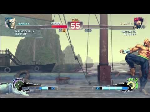 SSF4 [SA] Xx PurE Ev1L xX vs Kurosaki ita [AK] 2