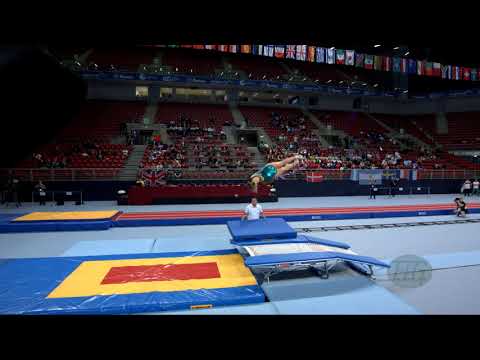 WARD Kira (AUS) - 2017 Trampoline Worlds, Sofia (BUL) - Qualification Double Mini Routine 1