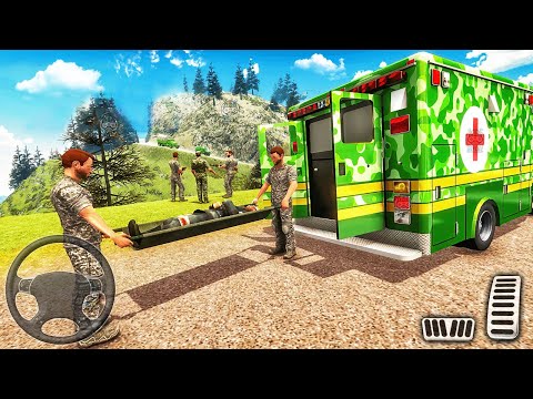 US Army Ambulance Driving - Emergency Rescue Truck Simulator - Android Gameplay