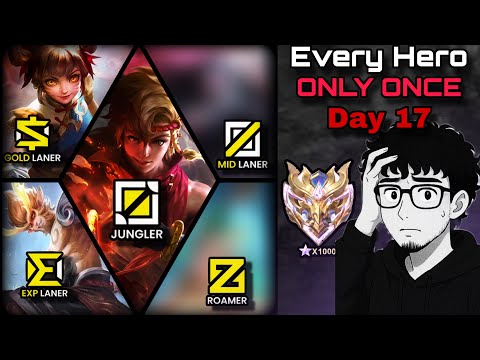 Playing Every Hero Only ONCE in SOLO RANK Day 17