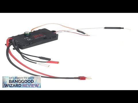 TY XIN 768 Brushless RC Boat Parts 20A Brushless ESC Waterproof Speed Review