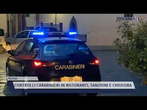 2021-11-26 PISTOIA - CONTROLLI CARABINIERI IN RISTORANTI, SANZIONI E CHIUSURA