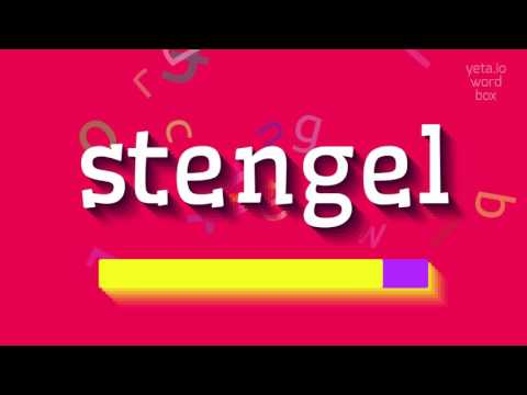 How to say "stengel"! (High Quality Voices)