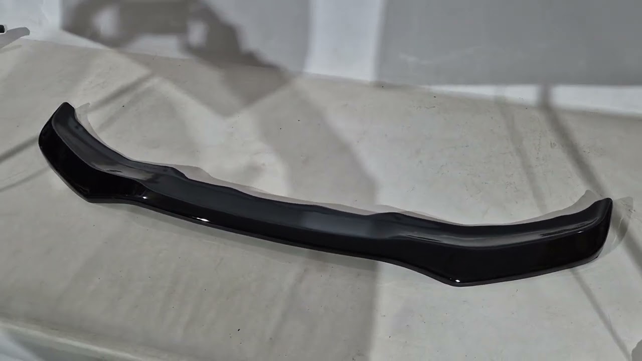 Передний лип-спойлер DPT V-1 (для M-Sport, Черный Глянец) Video 1