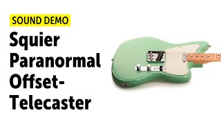 Video thumbnail for Squier Paranormal Offset Telecaster - Sound Demo (no talking) by Guitar Bonedo