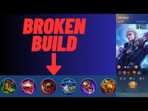 ALUCARD TANK BUILD IN GLORY LOBBY (MUST TRY )// MOBILE LEGENDS
