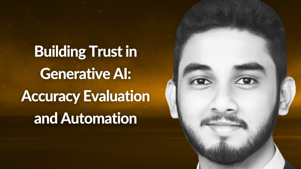Building Trust in Generative AI: Accuracy and Automation | Nirhoshan Sivaroopan | Conf42 DevOps 2025