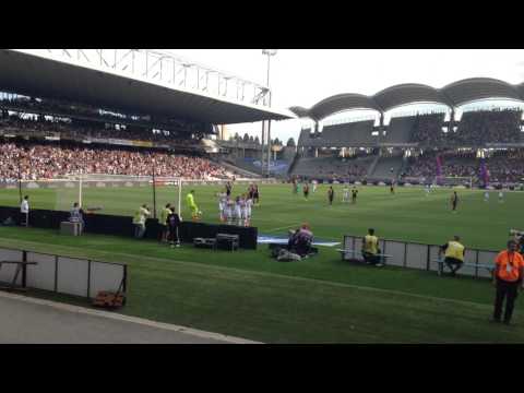 OL/Rennes : But de Lacazette.