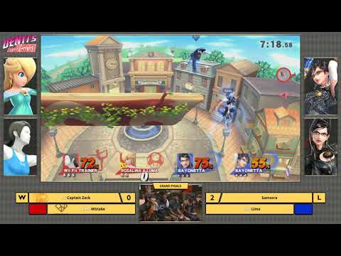 DBA 8 - Captain Zack + Mistake vs Lima + Samsora - Grand Finals Smash 4