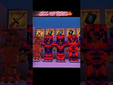 All 18 Trims With Redstone 💀🤯