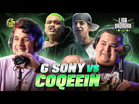 LA BATALLA MÁS CRUDA DEL MUNDO! - Reaccionamos a G SONY vs COQEEIN MONTANA - Liga Bazooka - EYOU TV