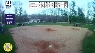 Winamac Softball vs Pioneer - 4-15-19