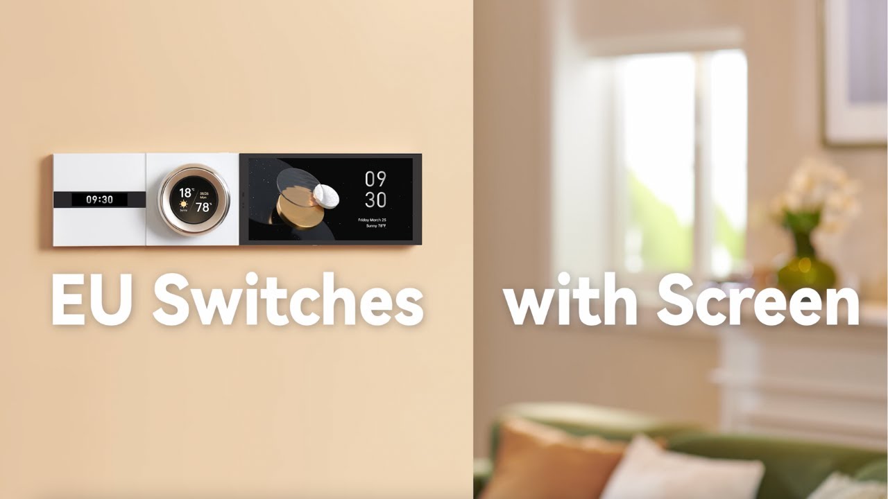 All about Aqara’s Next-Level EU Smart Switches With Screens: Touch, Dial & Automate Your Home