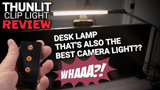 Thunlit Clip Light Lamp REVIEW Desk Lamp & The BEST Camera Light ??