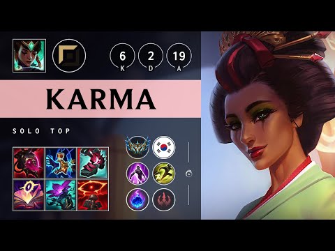 Karma Top vs Rumble - KR Challenger Patch 25.05