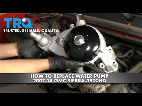 How to Replace Water Pump 2007-14 GMC Sierra 3500HD