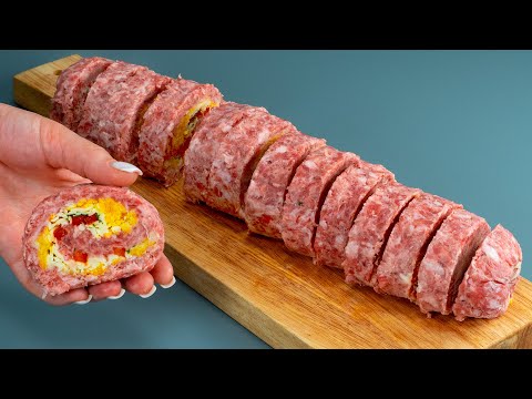 The tastiest meatballs using frozen roulade. My favorite recipe with minced meat!