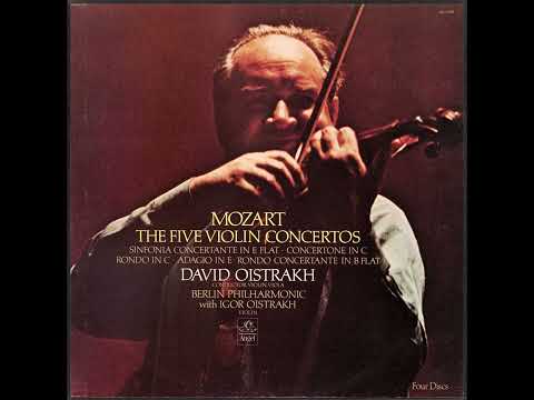 Mozart: Violin Concerto No. 1 in B-flat major, K. 207 - David Oistrakh, Berlin Philharmonic