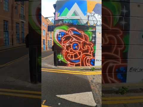 Painting Character On The Wall #art #graffiti #painting #streetart