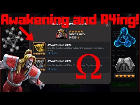 5* Omega Red Awakening and Rank Up! R4! - Marvel Contest Of Champions